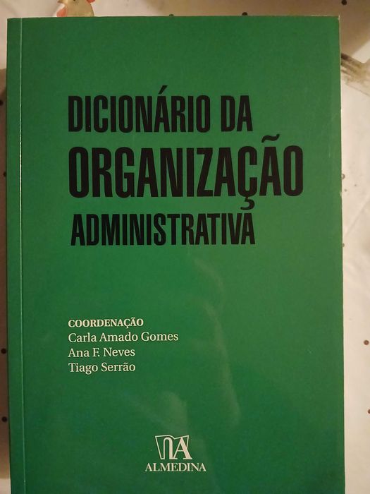 Dicionário da Organização Administrativa (2025)