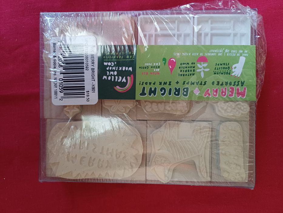 Детские печати. Детские штампы новогодняя тематика. Новые