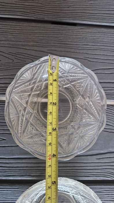 2 taças vintage de vidro