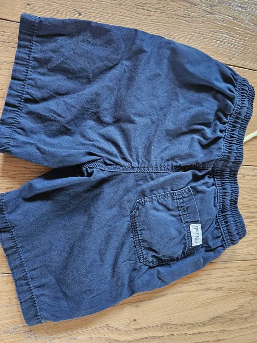 Spodenki krótkie 98 104 granatowe do przedszkola