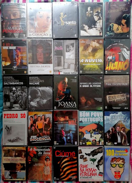 LOTE (25) lote de 134 DVD's Originais