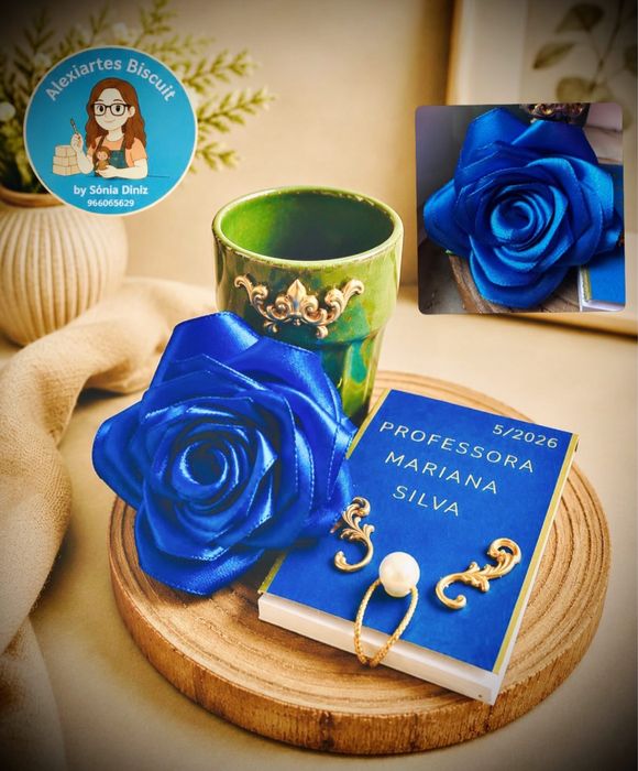 Rosas Eternas em Cetim