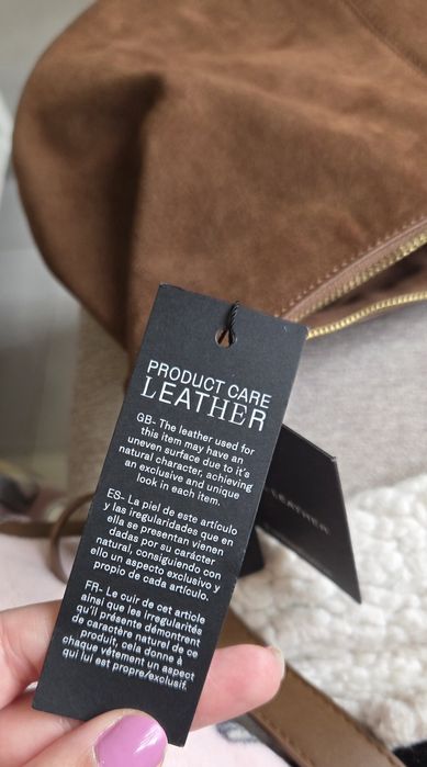 Mala/Bolsa Pele Genuína Stradivarius