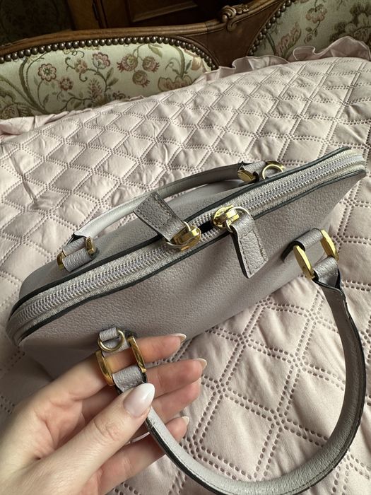 Torebka kuferek liliowa