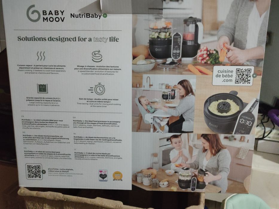 Блендер-пароварка Babymoov Nutribaby
