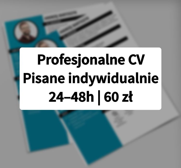 Pisanie CV i listu motywacyjnego I Szybkie terminy