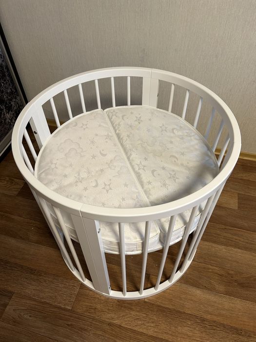 Ліжечко трансформер кругле/овальне