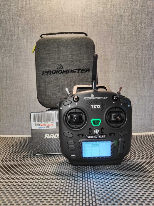 Radiomaster TX-12 ELRS MKII FCC MK2 Газ зліва Нові 55 шт Пульти, Є кейси захисні, акумулятори 18650, ремінці