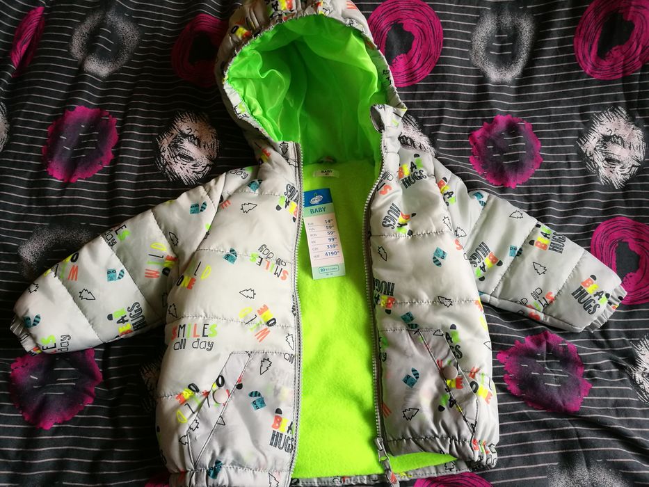 Kombinezon, komplet kurtka +spodnie na polarze  r. 80