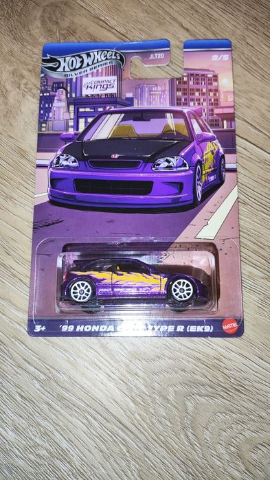 Hot wheels silver Honda Civic type r 99