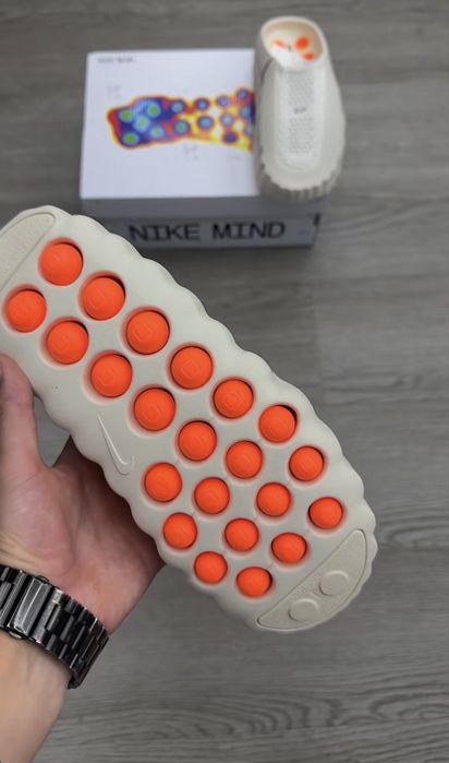 Тапочки Nike Mind | Молочні | Бежеві