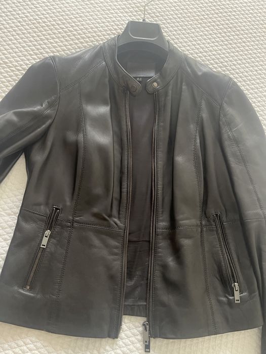 Blusao pele Massimo Dutti