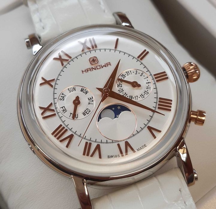 Zegarek Szwajcarski HANOWA Damski / Unisex - piękny! NOWY, Na prezent