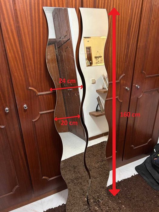 2 espelhos como novos