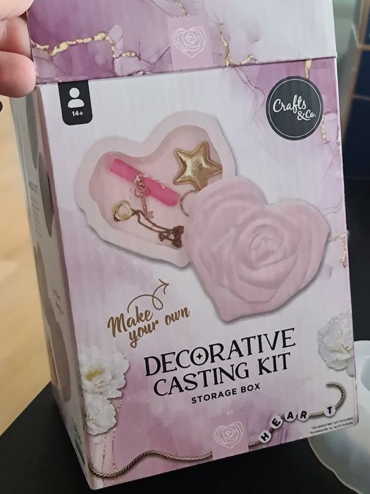 Pudełeczko z różą do własnoręcznego wykonania