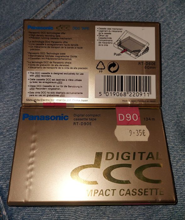 Cassetes dcc Panasonic D90