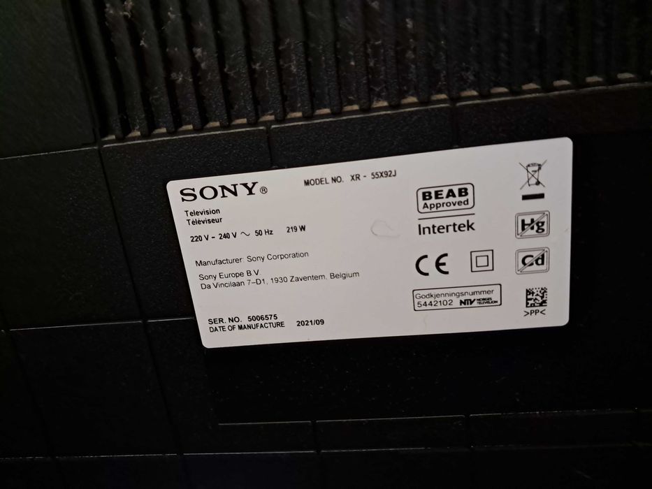 Vendo televisor sony