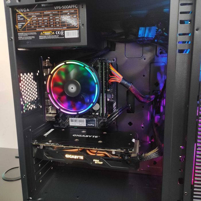 Игровой Компютер ПК Intel i7, RX 470 4GB, 16GB DDR3 new, SSD 512G NVMe