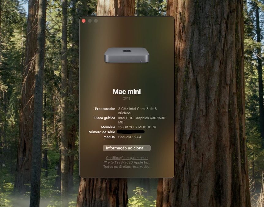 Mac mini 2018 – i5 6-Core | 32GB RAM | 256 GB SSD