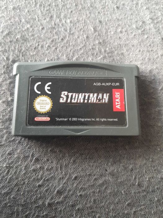 Gra stuntman gameboy advance atari oryginal sp