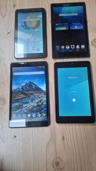 Tablety 4 sztuki Lenovo, Nexus, Vankyo