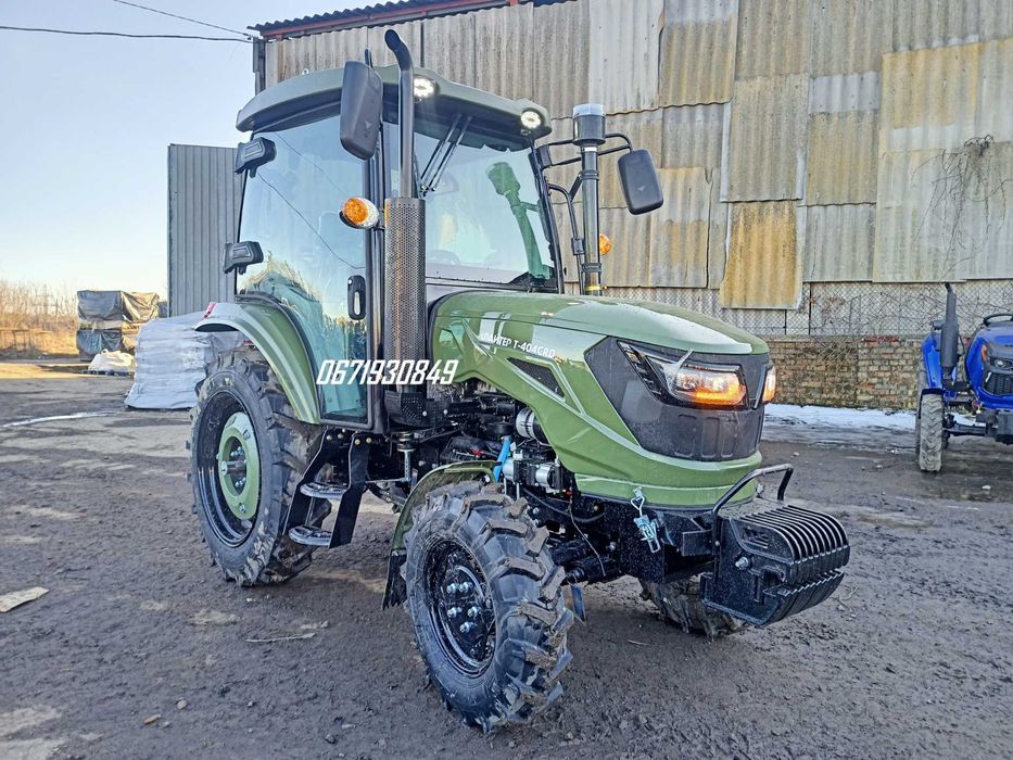 Трактор Файтер Т-404 CRD Шини: 7,5х16/11,2х28 Реверс Двигун: KM 490BT!