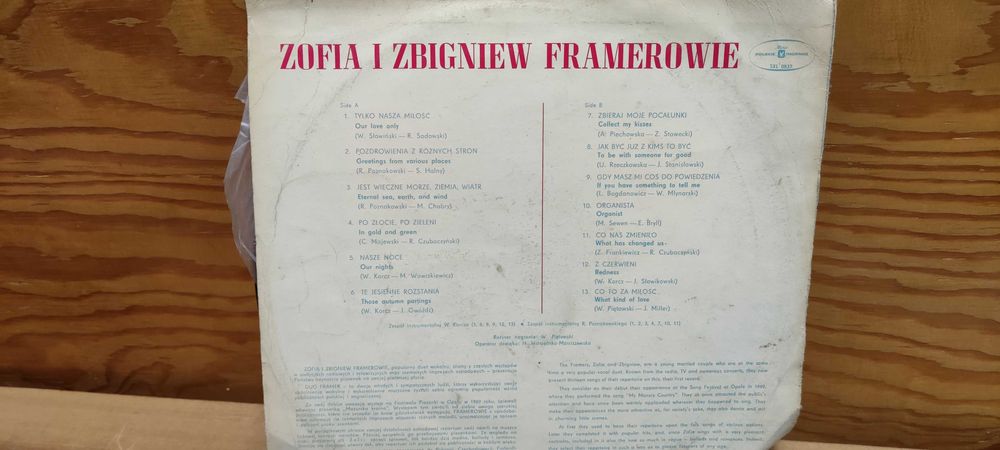 płyta winylowa Framerowie