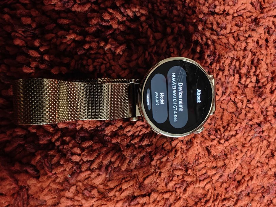 Pack Huawei Watch GT4 Gold Milanese (41mm) + Earphones + Carregador
