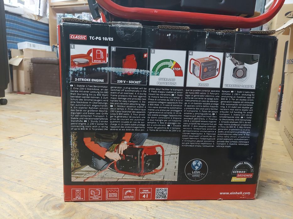 Генератор einhell tc-pg 10/e5