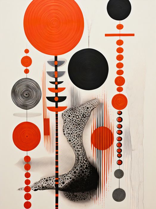 Plakat 75x100cm Kontrastowy Kosmos
