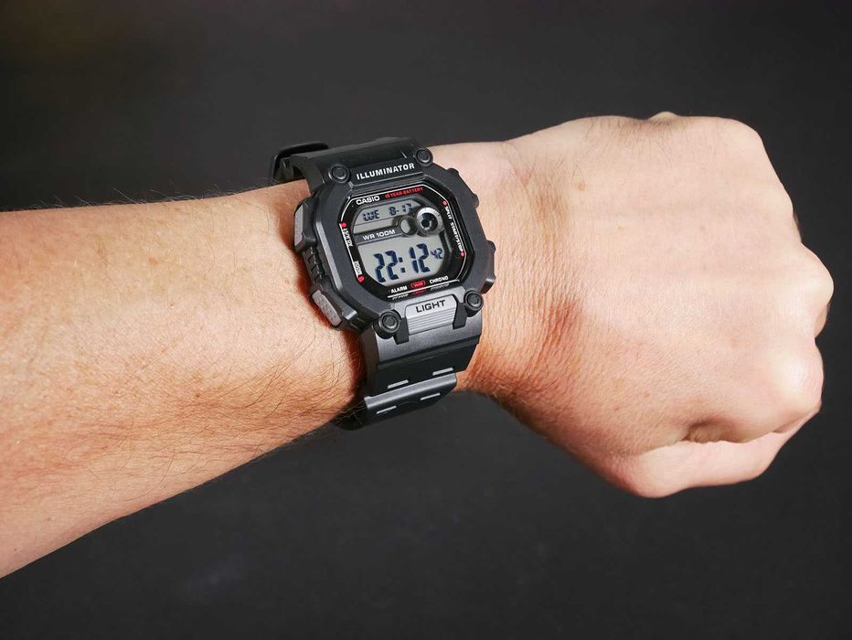 Годинник Casio W-737H-1AV Heavy Duty. 10 років батарейка.