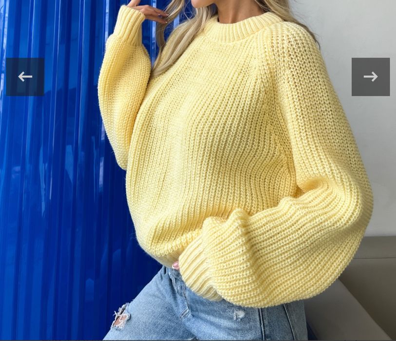 Светр лимонний Larionoff