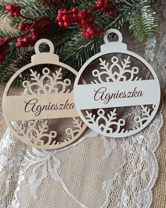 Personalizowana bombka na choinkę