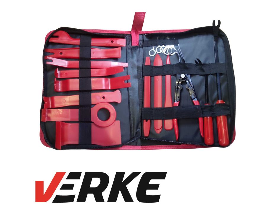 Zestaw 19 ściągaczy do tapicerki | VERKE profesjonalne narzędzia CPK