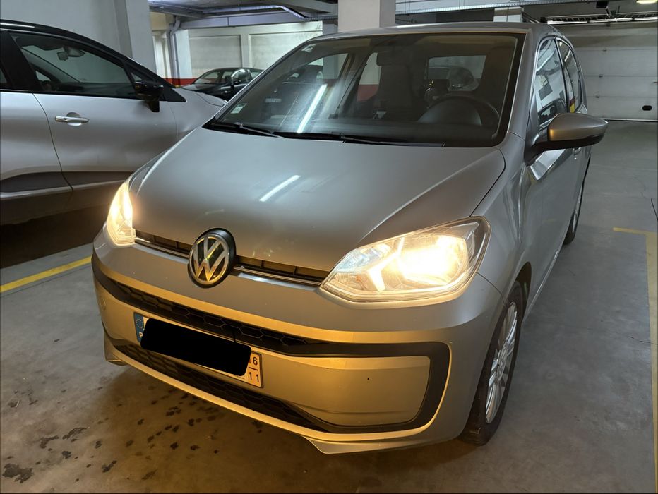 VW Up cinzento 1.0 gasolina
