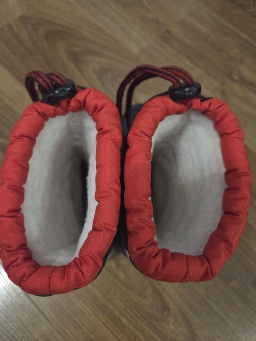 Kalosze Ocieplane Śniegowce Frost red  r. 32/33