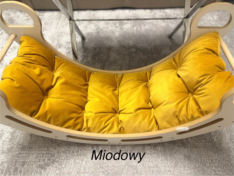 Poduszka welurowa do bujaka montessori 125 x 65 kolory