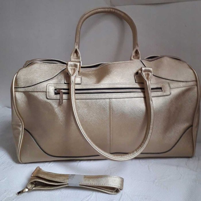 Luksusowa torba podróżna - złota