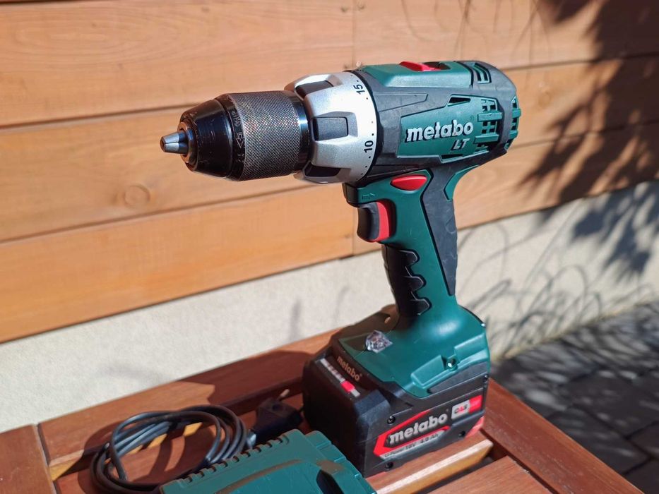 Wkrętarka akumulatorowa Metabo 18 V + bateria 4,0 Ah + ładowarka. Super stan