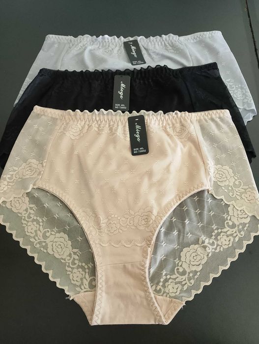 Majtki bawełna, wysoki stan 4XL