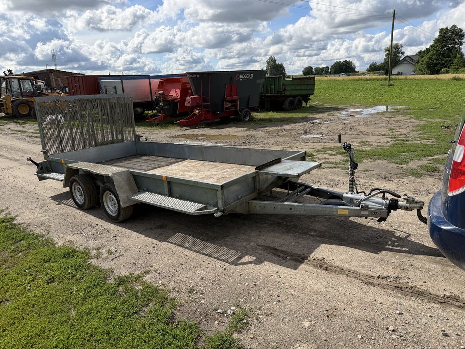 Przyczepa przyczepa laweta pod minikoparke 3500