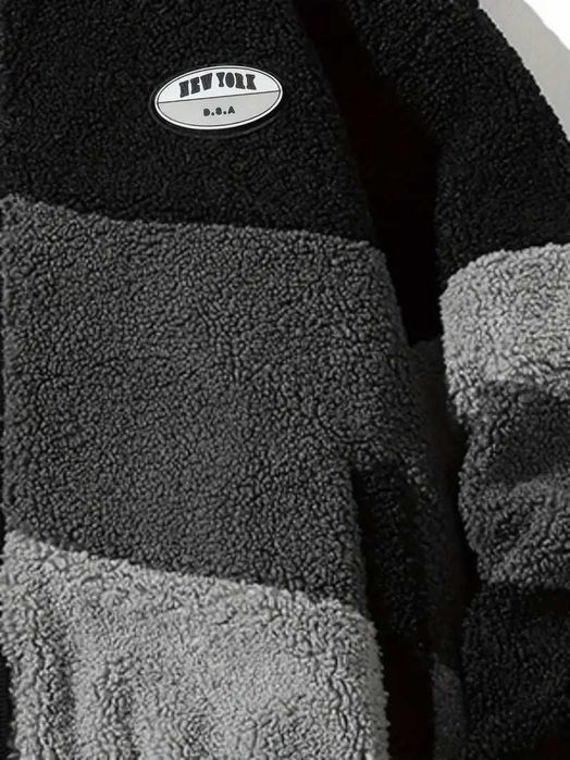 Casaco Fleece Xadrez para Homens