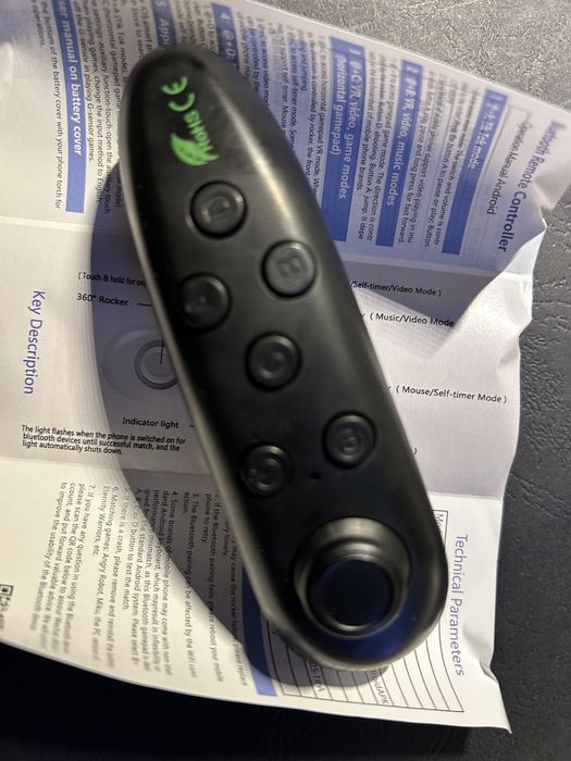 Bt Trigger VR Pilot Do urz. Mobilnych Android i iOS