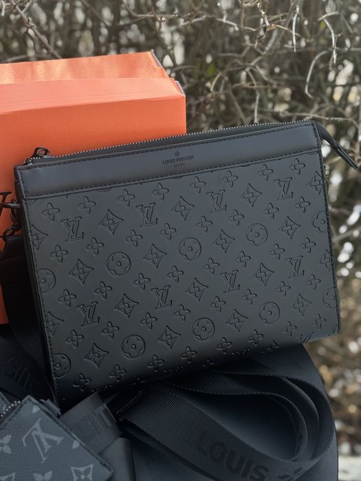 Сумка Louis Vuitton 2в1 чоловіча шкіряна месенджер Лв кожаный LV Луи