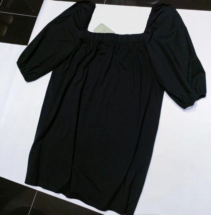 Nowa Sukienka z odkrytmi ramionami hiszpanka rozmiar L 40 Czarna H&M