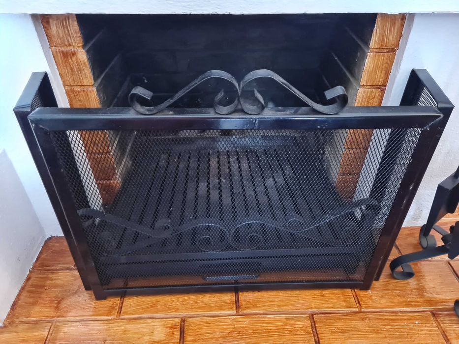 Lareira acessórios proteção