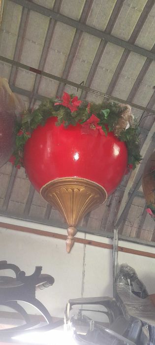 Enfeites de natal (bolas gigantes)