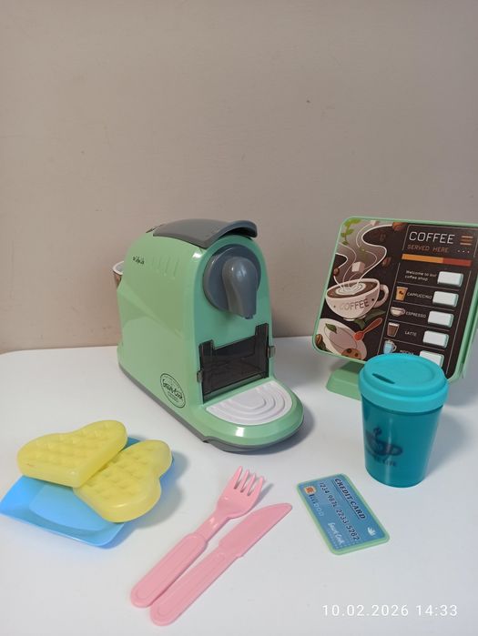 Іграшковий набір кав'ярня з підсвіткою звук світло