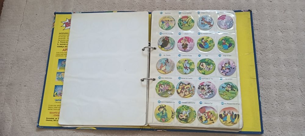 Caderneta tazos completa 1995