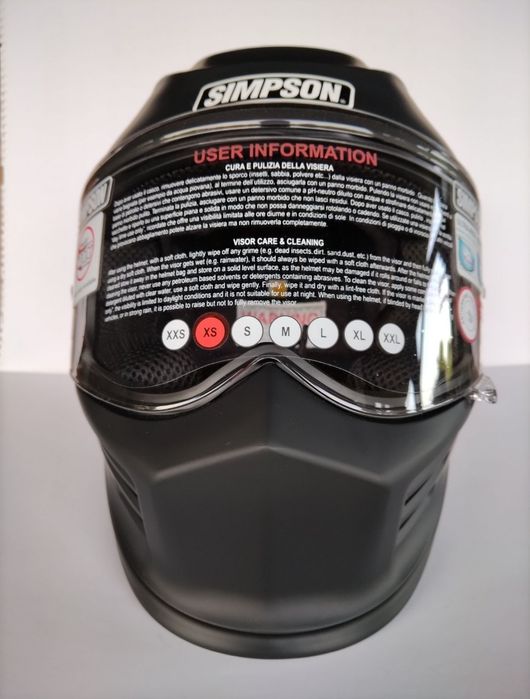 Capacete Simpson Speed Bandit. Novo.